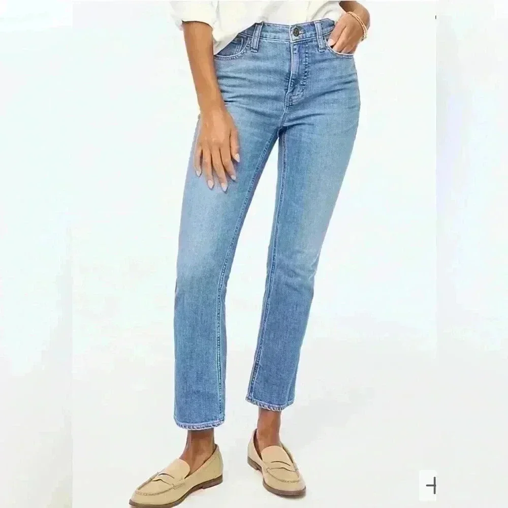 JCREW Flare crop mid-rise jean in all-day stretch - NWT